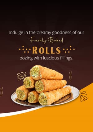 Cream Roll marketing post