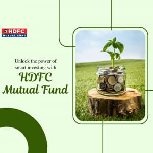 HDFC Mutual Fund marketing poster