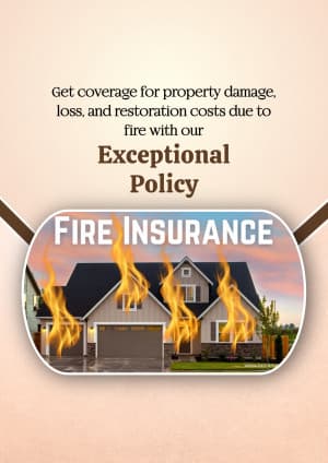 Fire Insurance Policy business template