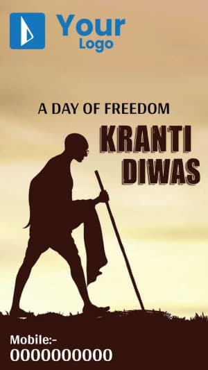 Kranti Diwas Insta Story template