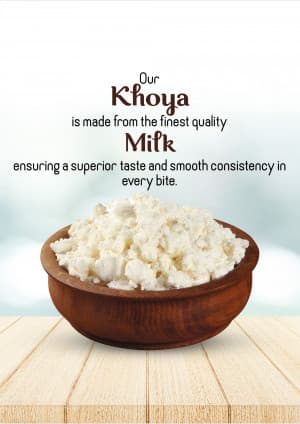 Khoya marketing poster