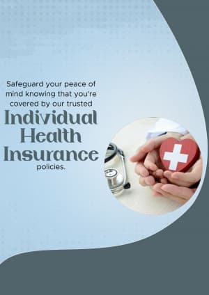 Individual Health Insurance business flyer