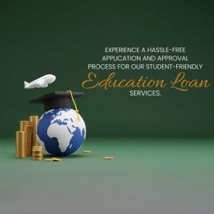 Education Loan promotional template