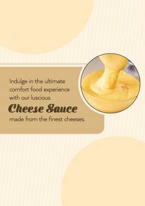 Cheese sauce video