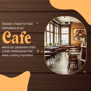 Cafe marketing post