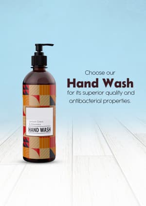 Hand wash post