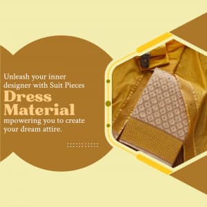 Dress Material business flyer