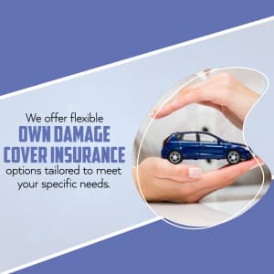 Own Damage Cover marketing poster