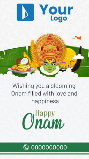 Onam Insta Story facebook ad banner