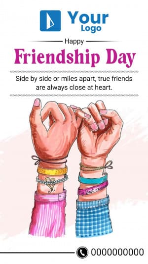 Friendship Day Insta Story flyer