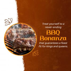 Unlimited BBQ promotional post