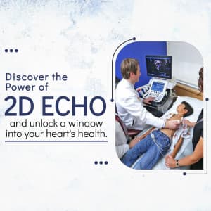 2D Echo business flyer