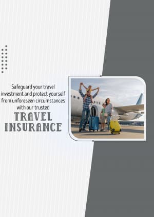 Travel insurance promotional images