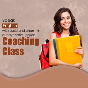 Spoken English Classes promotional poster