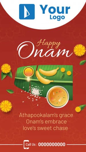 Onam Insta Story image