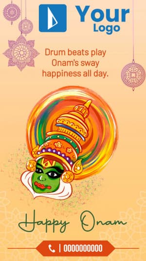 Onam Insta Story flyer