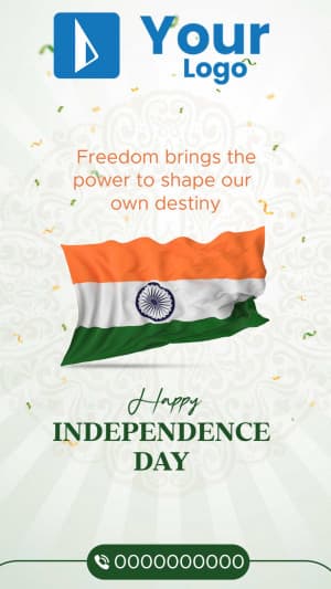 Independence Day Insta Story creative image