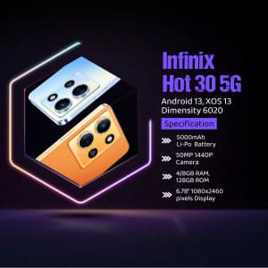 Infinix promotional template