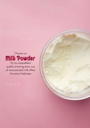 Milk powder video