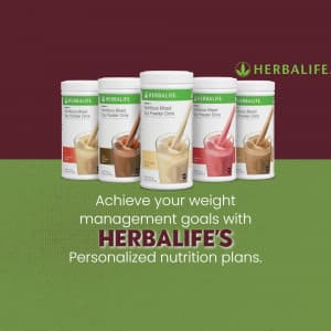 Herbalife marketing poster