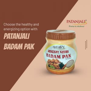 Badam Pak marketing poster