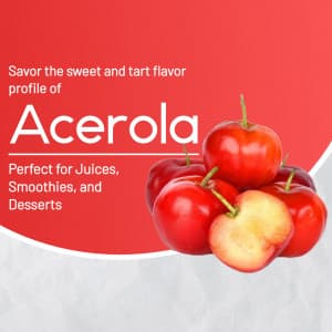 Acerola promotional poster