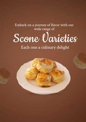 Scones marketing poster