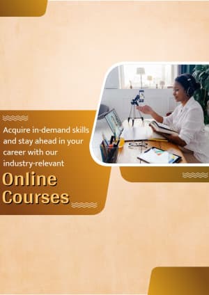 online course business template