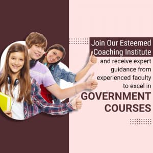 Government Courses business flyer