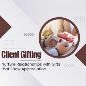 Corporate Gift promotional poster