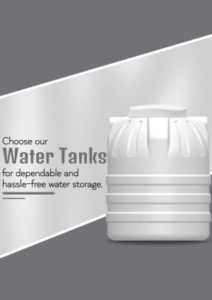 Water Tank marketing poster