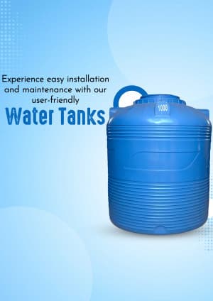 Water Tank banner