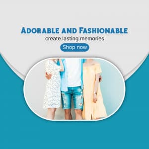 Kids Clothing Sets business banner