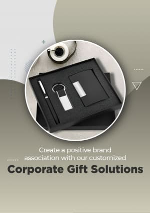 Corporate Gift business template