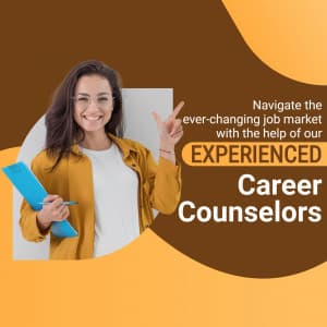 Career Counselling promotional template