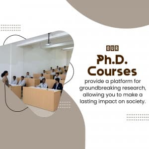 PhD course promotional images