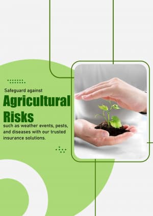 Agricultural Insurance marketing poster