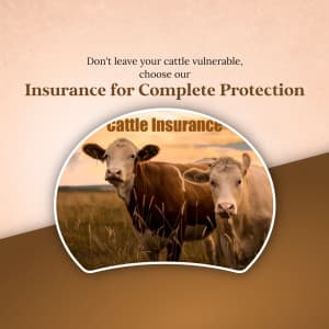 Pet & Cattle Insurance promotional poster