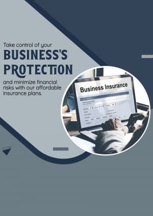 Business Insurance marketing poster