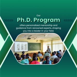 PhD course business banner