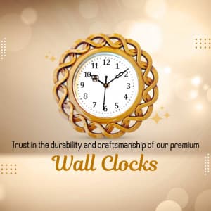 Wall Clock marketing post