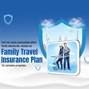 Family Travel Insurance marketing post