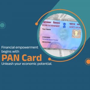 PAN Card promotional template