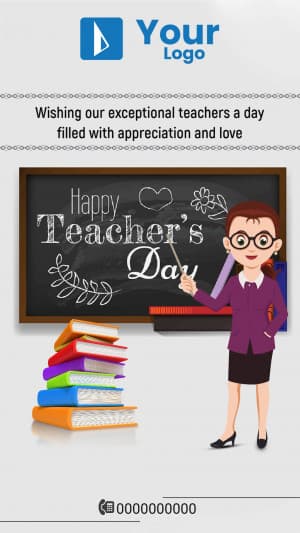 Teachers' Day Insta Story poster