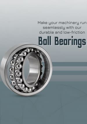 Ball Bearing promotional template