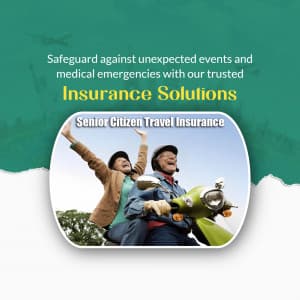 Senior Citizen Travel Insurance flyer