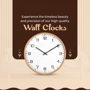Wall Clock promotional template