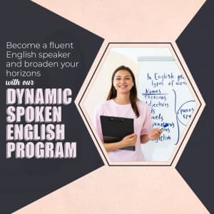 Spoken English Classes instagram post