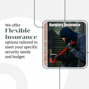 Burglary insurance business template