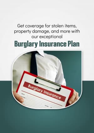 Burglary insurance marketing post